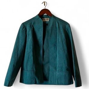 Posh Teal Blazer for Women